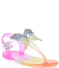Copper Key Girls' Glenda Rainbow Jelly Butterfly Sandals (Youth)