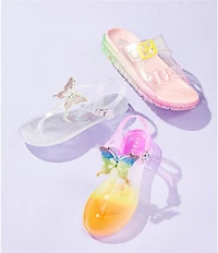 Copper Key Girls' Glenda Rainbow Jelly Butterfly Sandals (Youth)