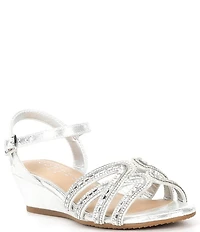 Copper Key Girls' Jazzlyn Bling Wedges (Toddler)