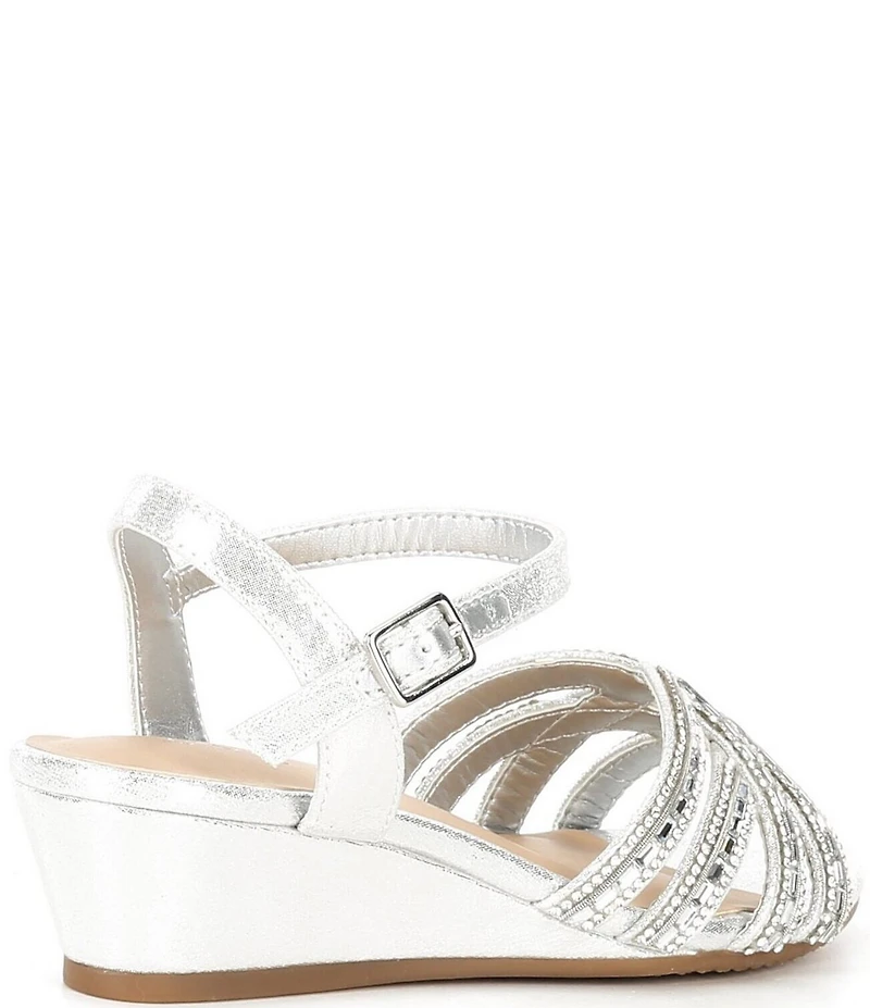 Copper Key Girls' Jazzlyn Bling Wedges (Toddler)