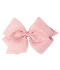 Copper Key Girls King Pinch Clip Organza Hair Bow