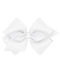 Copper Key Girls King Scallop Grosgrain Hair Bow