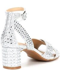 Copper Key Girls' Lisee Rhinestone Dress Heels (Toddler)