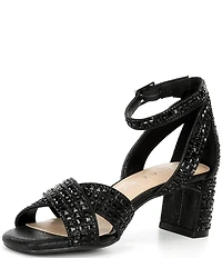 Copper Key Girls' Lisee Rhinestone Dress Heels (Toddler)