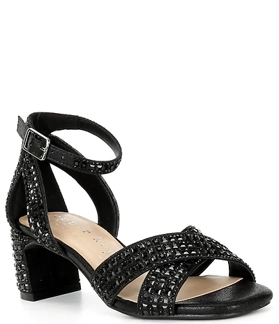 Copper Key Girls' Lisee Rhinestone Dress Heels (Youth)