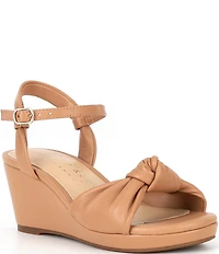 Copper Key Girls' Luuna Knotted Wedge Sandals (Youth)
