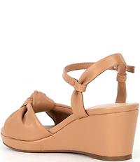 Copper Key Girls' Luuna Knotted Wedge Sandals (Youth)