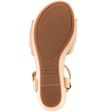 Copper Key Girls' Luuna Knotted Wedge Sandals (Youth)