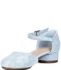 Copper Key Girls' Lydia Lace Pearl Dress Pumps (Youth)
