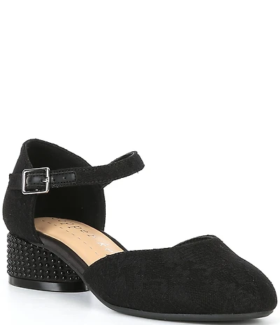 Copper Key Girls' Lydia Lace Pearl Dress Pumps (Youth)