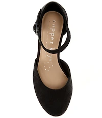 Copper Key Girls' Lydia Lace Closed Toe Pearl Pumps (Youth)