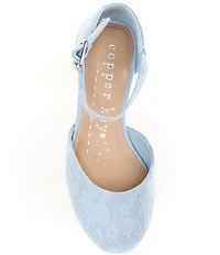 Copper KeyGirls' Lydia Lace Pearl Dress Pumps (Toddler)