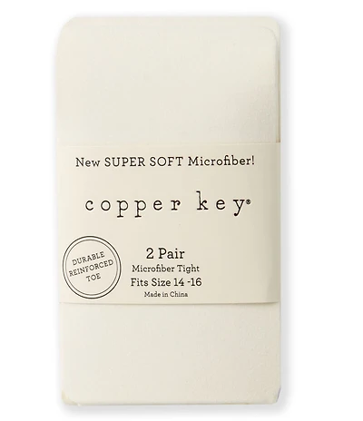 Copper Key Big Girls 14-16 Microfiber Tights