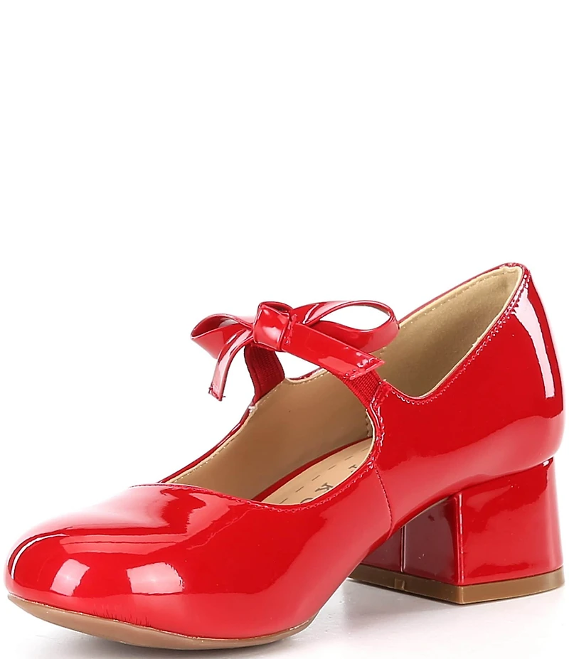 Copper Key Girls' Starlet Patent Bow Detail Dress Heels (Toddler)