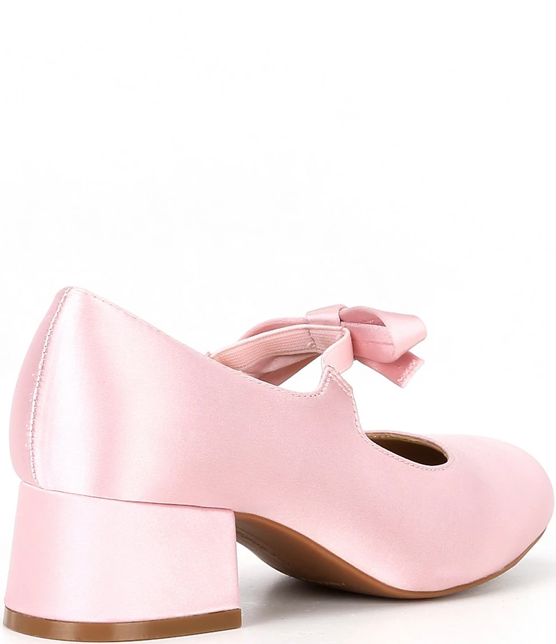 Copper Key Girls' Starlet Satin Bow Detail Dress Heels (Youth)