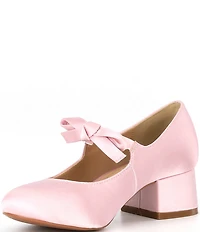 Copper Key Girls' Starlet Satin Bow Detail Dress Heels (Youth)