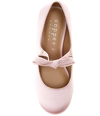 Copper Key Girls' Starlet Satin Bow Detail Dress Heels (Youth)