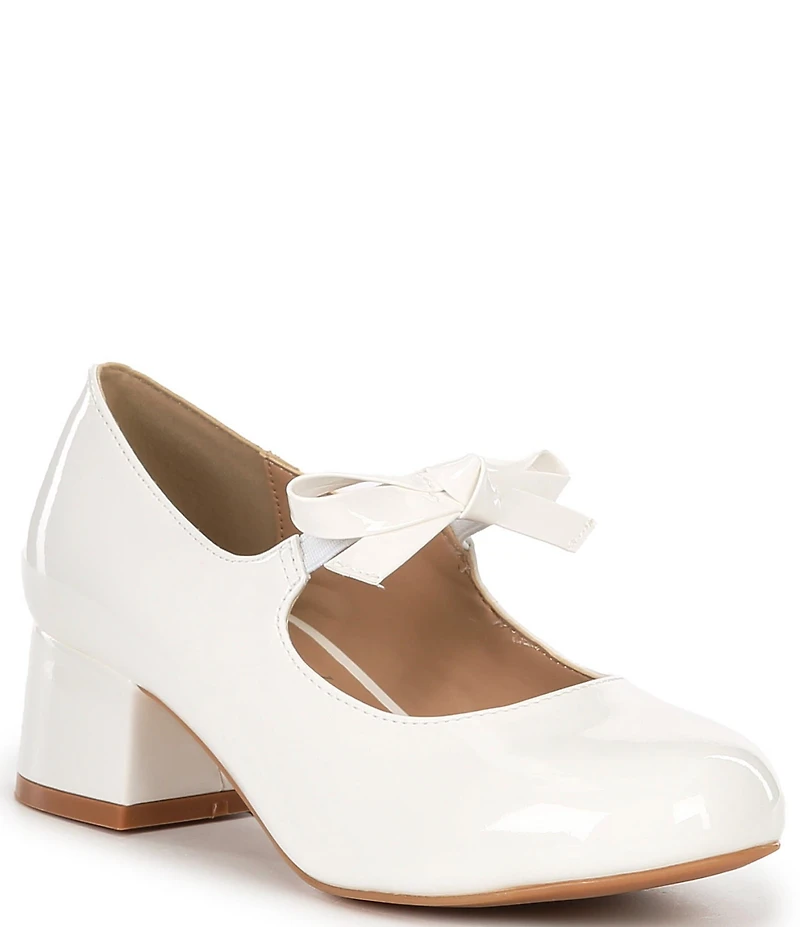 Copper Key Girls' Starlet Patent Bow Detail Dress Heels (Youth)