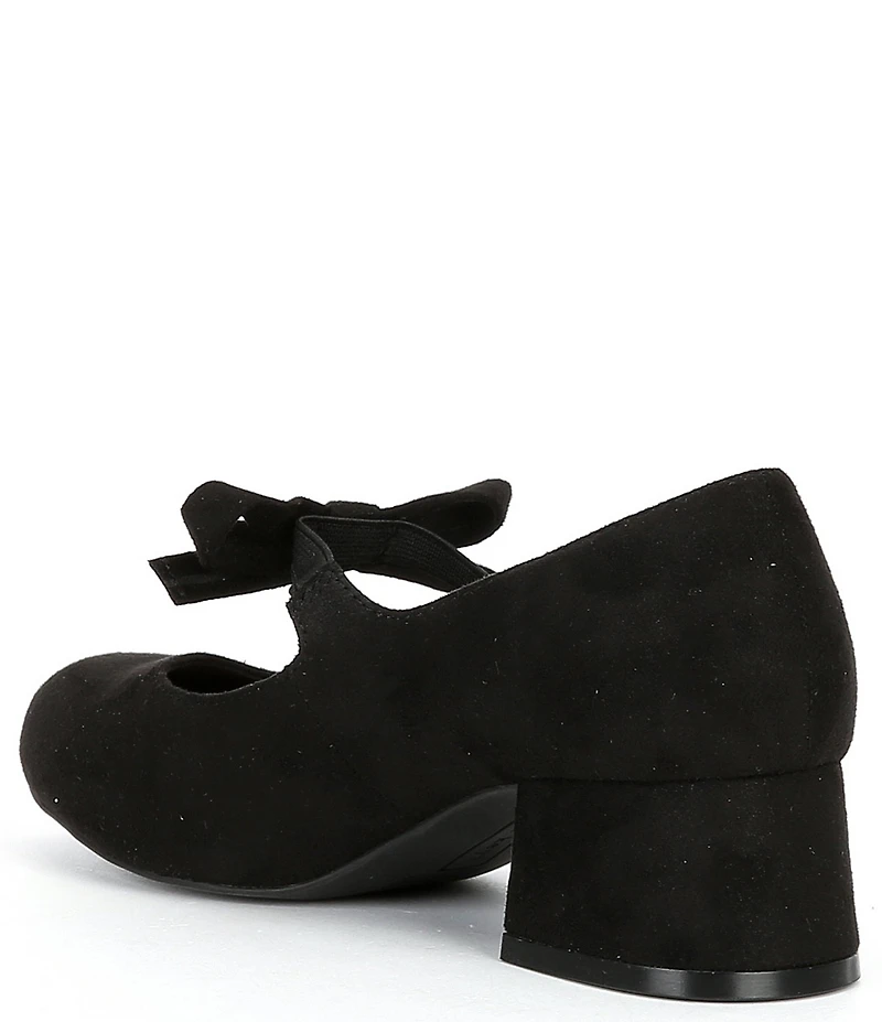 Copper Key Girls' Starlet Suede Bow Detail Dress Heels (Toddler)