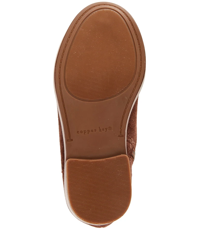 Copper Key Girls' Teylor Suede Booties (Infant)