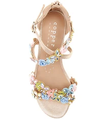 Copper Key Girls' Whimsical Dress Sandals (Toddler)