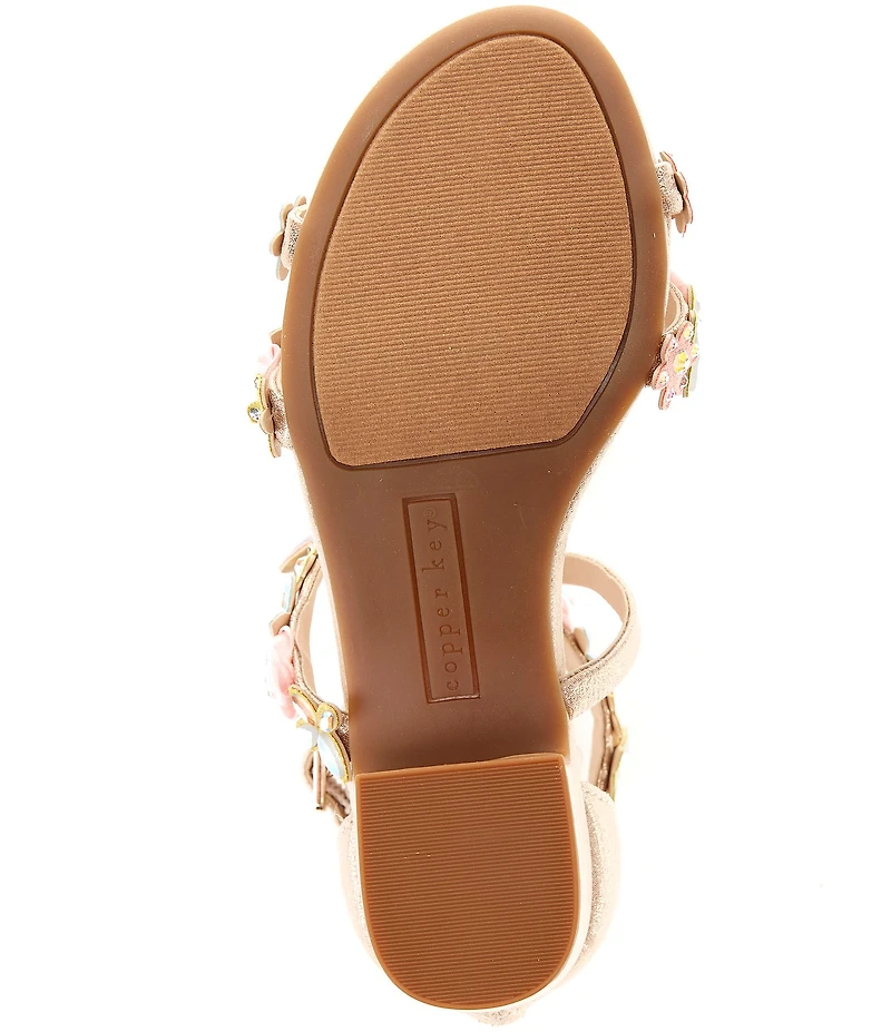 Copper Key Girls' Whimsical Dress Sandals (Toddler)
