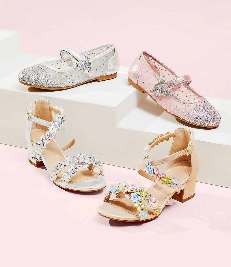 Copper Key Girls' Whimsical Dress Sandals (Youth)
