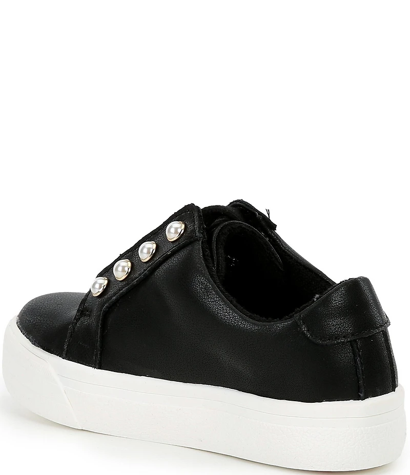 Copper Key Girls' Wrenly Pearl Leather Lace-Up Sneakers (Toddler)