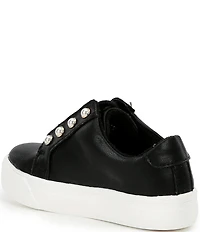Copper Key Girls' Wrenly Pearl Leather Lace-Up Sneakers (Youth)