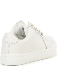 Copper Key Girls' Wrenly Pearl Leather Lace-Up Sneakers (Youth)