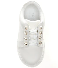 Copper Key Girls' Wrenly Pearl Leather Lace-Up Sneakers (Youth)