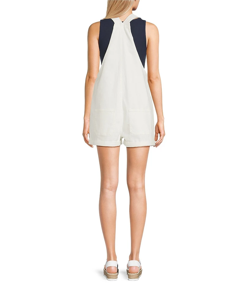 Copper Key Hailey V-Neck Americana Roll Cuff Overalls