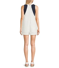 Copper Key Hailey V-Neck Americana Roll Cuff Overalls
