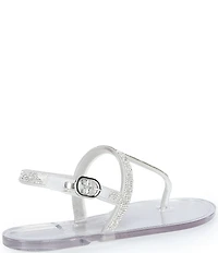 Copper Key Haven Rhinestone T-Strap Flat Sandals