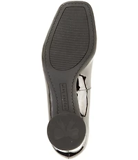 Copper Key Jazzy Patent Ankle Strap Pumps