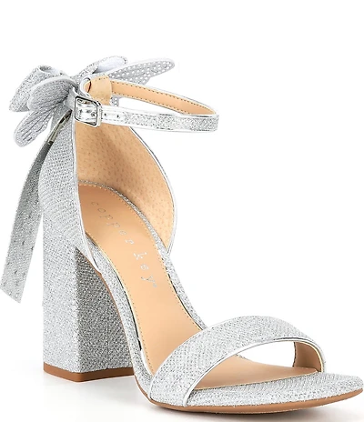Copper Key Jubilee Glitter Butterfly Bow Dress Sandals