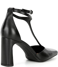 Copper Key Julieta Leather T-Strap Pumps