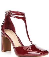 Copper Key Julieta Patent T-Strap Pumps