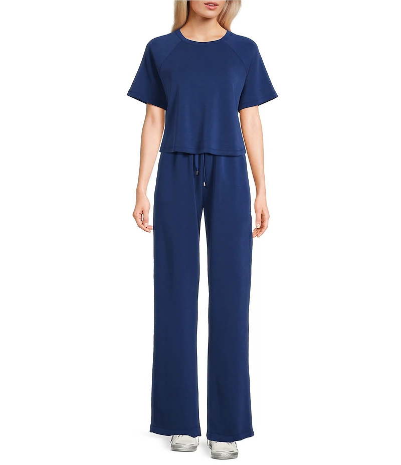 Copper Key Knit Boxy Coordinating Lounge Tee