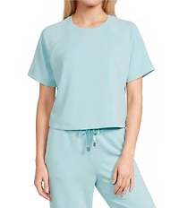 Copper Key Knit Boxy Coordinating Lounge Tee