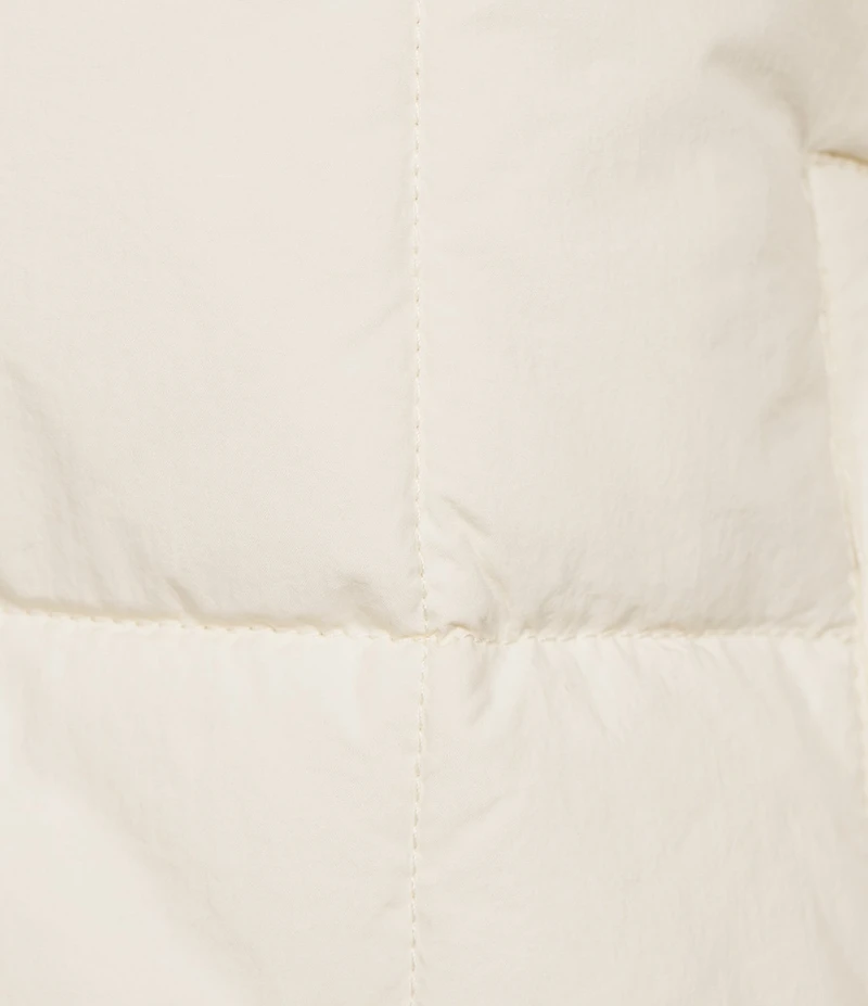 Copper Key Knit Collar Winter Puffer Jacket