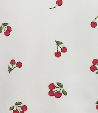 Copper Key Knit Coordinating Cherry Print Lounge Top