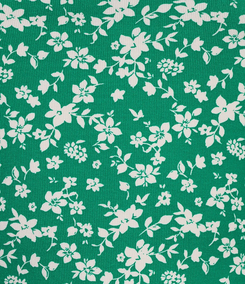 Copper Key Knit Ditsy Floral Print T-Shirt