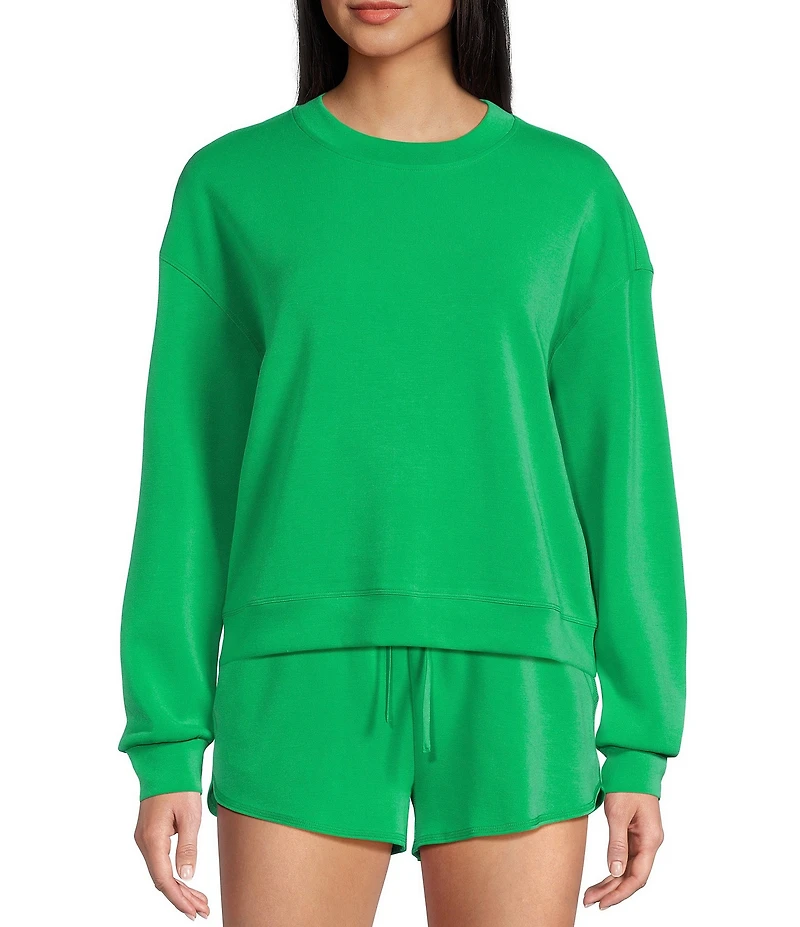 Copper Key Knit Long Sleeve Coordinating Lounge Top