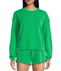 Copper Key Knit Long Sleeve Coordinating Lounge Top