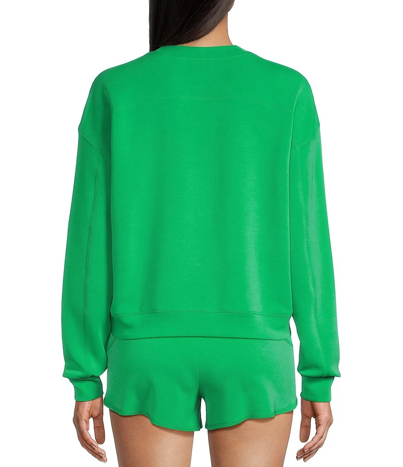Copper Key Knit Long Sleeve Coordinating Lounge Top
