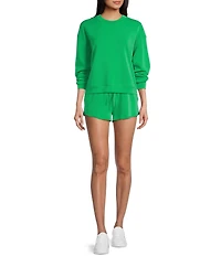 Copper Key Knit Long Sleeve Coordinating Lounge Top