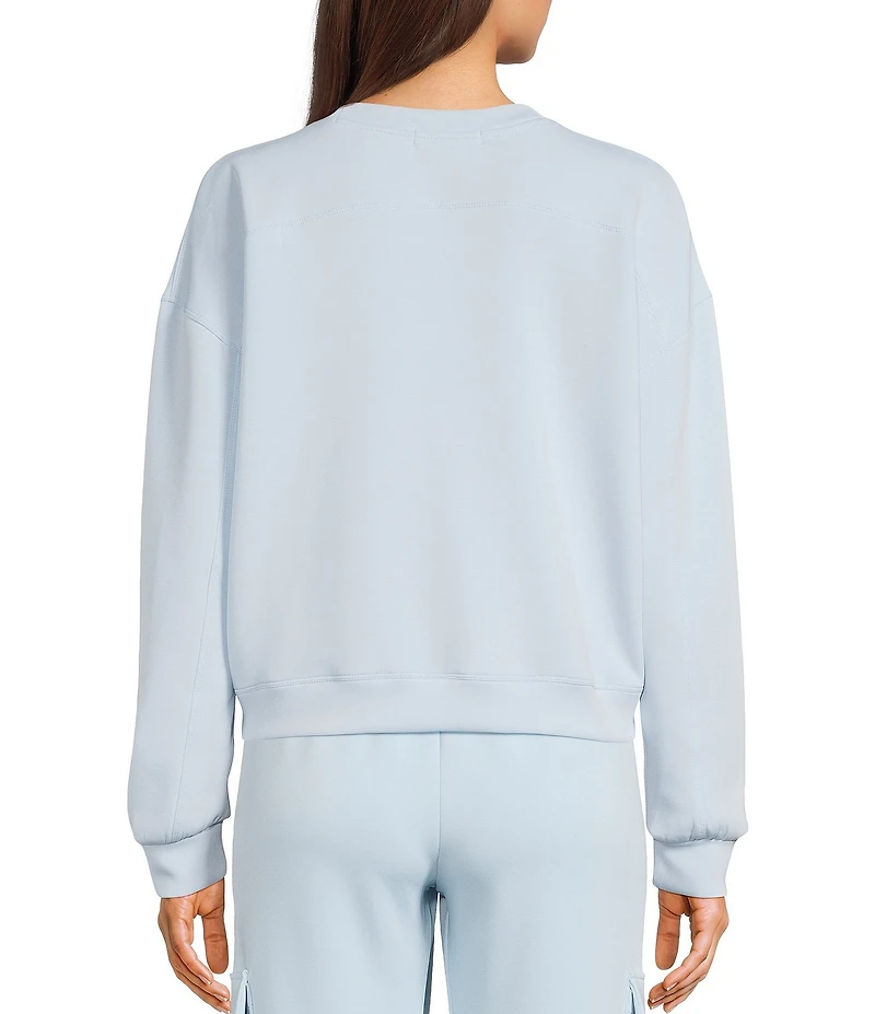 Copper Key Knit Long Sleeve Coordinating Lounge Top