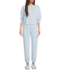 Copper Key Knit Long Sleeve Coordinating Lounge Top
