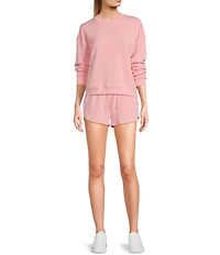 Copper Key Knit Long Sleeve Coordinating Lounge Top